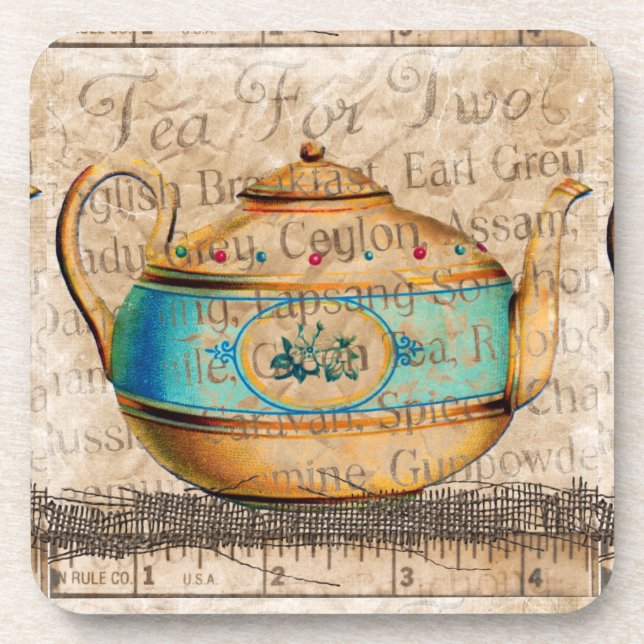 Posavasos Té Pot antiguo (Frente)