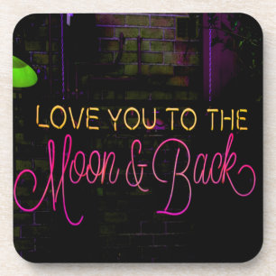 Posavasos Te quiero a la luna y a la espalda
