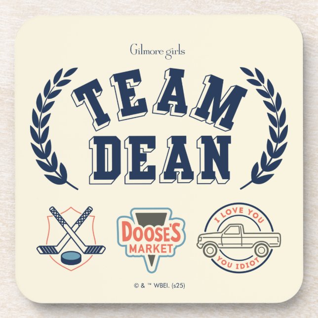 Posavasos Team Dean Gilmore Girls Design (Frente)