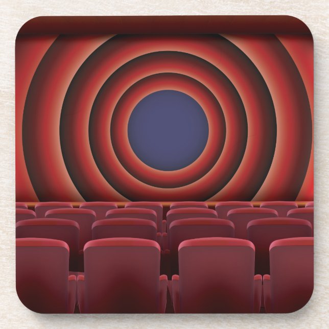 Posavasos Teatro de cine de época (Frente)