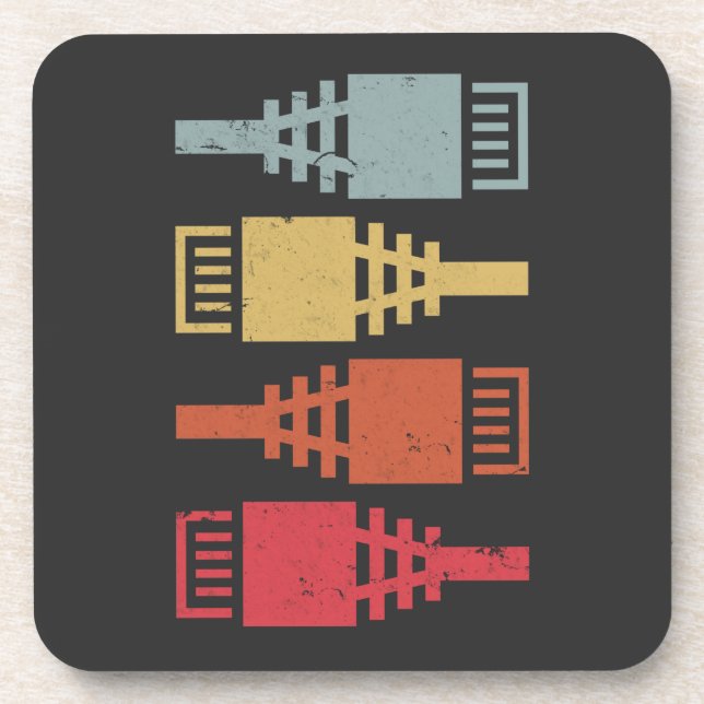 Posavasos Tech Geek Network Engineer LAN Party (Frente)