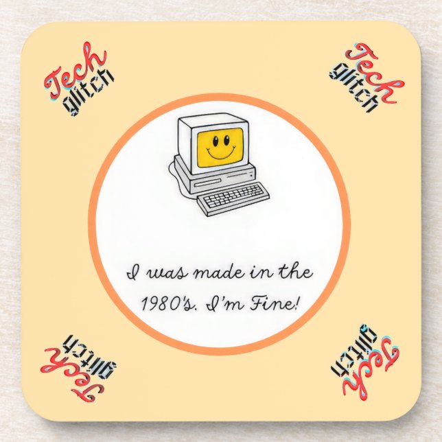 Posavasos Tech Glitch (Frente)