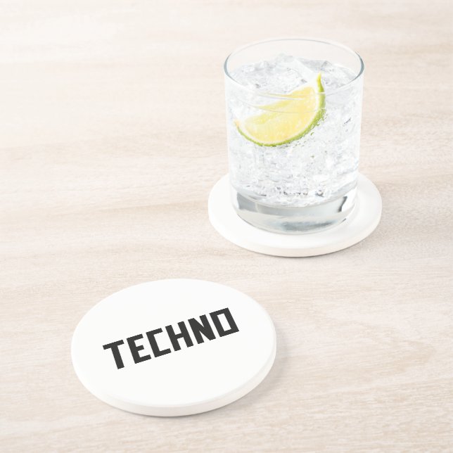 Posavasos TECHNO Music (Lado)