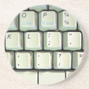 Posavasos Teclado de máquina de escribir