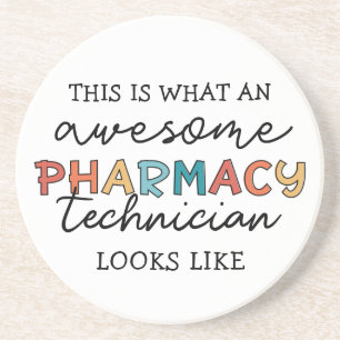 Posavasos Técnico de farmacia Impresionante Farmacia Funny