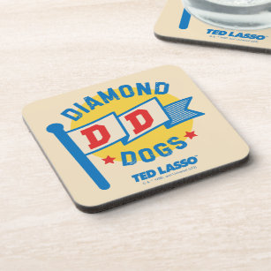 Posavasos Ted Lasso   Gráfica Pennant de Perros de Diamante