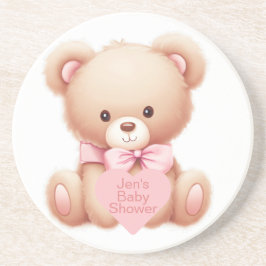 Posavasos Teddy Bear Pink