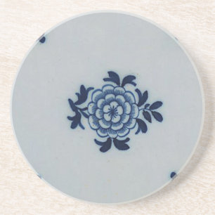 Posavasos Teja azul anticuaria clásica de Delft - adorno