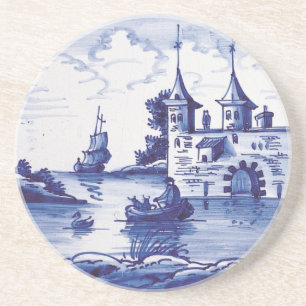 Posavasos Teja azul tradicional holandesa