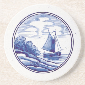 Posavasos Teja azul tradicional holandesa
