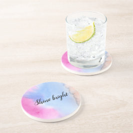 Posavasos Tejido rosa azul