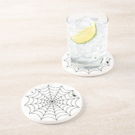 Posavasos Telaraña de araña espeluznante Halloween