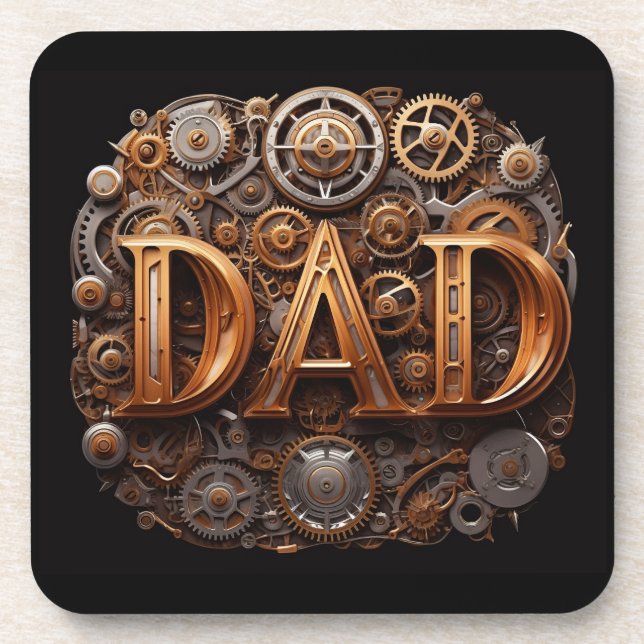 Posavasos Tema mecánico del automóvil DAD (Frente)