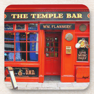 Posavasos Temple Bar, Dublín, Irlanda, Irish Pub Coasters