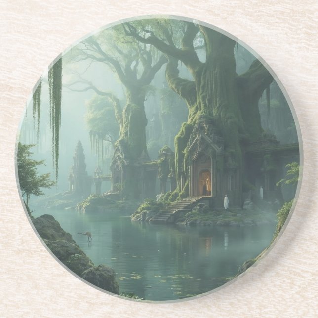 Posavasos Temple of Moss and Mist (Frente)