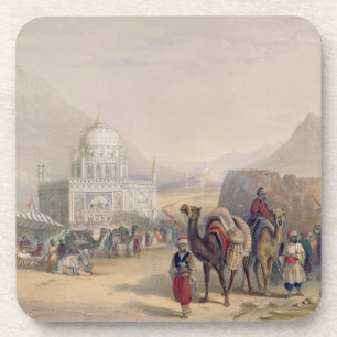 Posavasos Templo de "Ahmed Shauh", rey de Afganistán, Kand