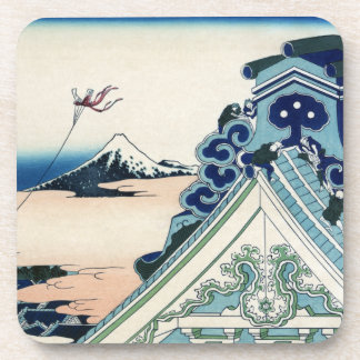 Posavasos Templo de Asakusa Hongan con 36 vistas al monte Fu