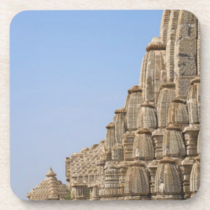Posavasos Templo de Jain en el Fuerte de Chittorgarh, India
