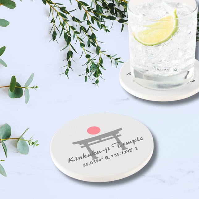 Posavasos Templo Kinkaku-ji Latitud  Longitud  (Subido por el creador)