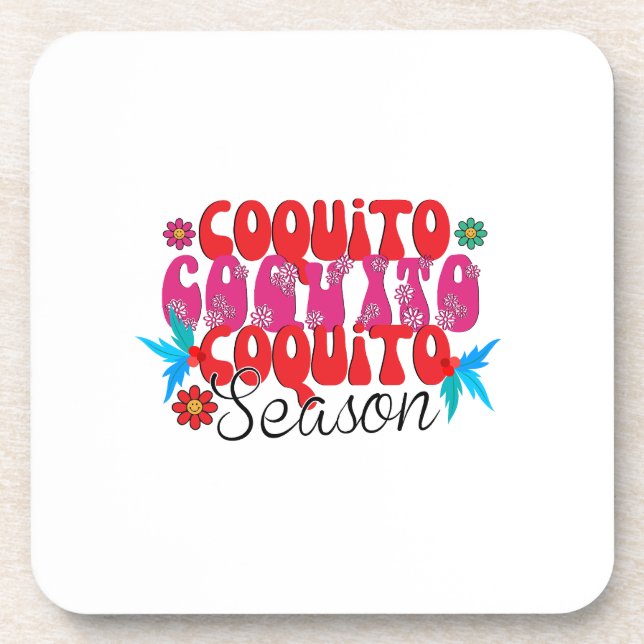 Posavasos Temporada de Coquito, Día Nacional del Coquito (Frente)
