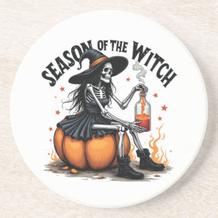 Posavasos Temporada de la bruja Tocante Hallowee Wtich