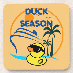 Posavasos Temporada de patos de goma