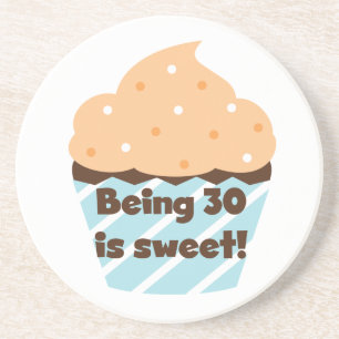 Posavasos Tener 30 años es dulces camisetas y regalos