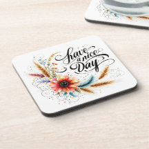 Tenga un buen día floral