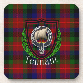 Posavasos Tennant Scottish Clan Tartan & Crest