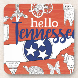 Posavasos Tennessee State Symbols Volunteer State Images