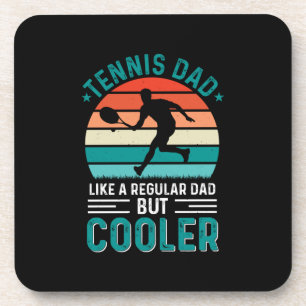 Posavasos Tennis Dad Retro Sunset