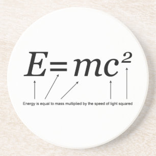 Posavasos Teoría E=MC2 de la relatividad