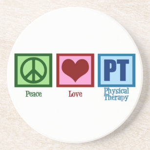 Posavasos Terapeuta físico del amor de la paz