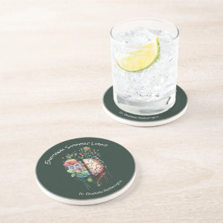 Posavasos Terapeuta Floral Del Cerebro Líquido De Apoyo Emoc