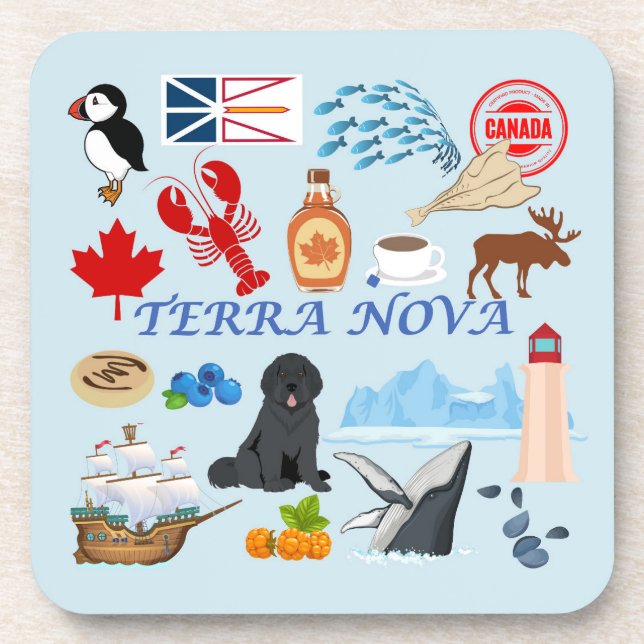 Posavasos Terra Nova Newfoundland (Frente)