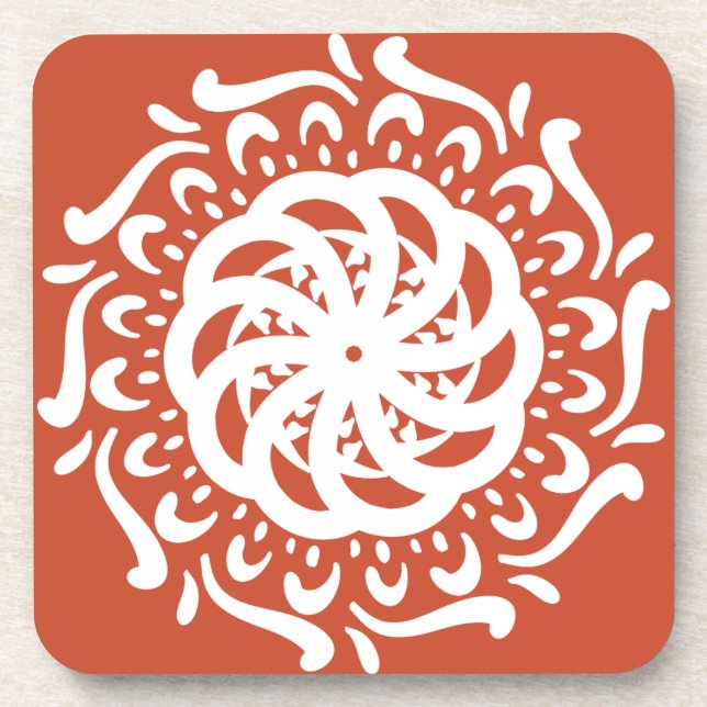 Posavasos Terracotta Mandala (Frente)