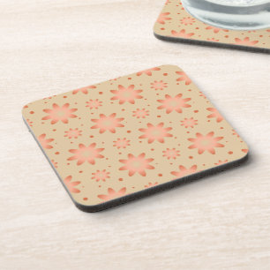 Posavasos Terracotta naranja y arena beige delicada margarit
