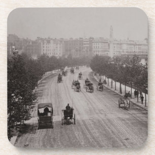 Posavasos Terraplén de Thames (foto de la sepia)