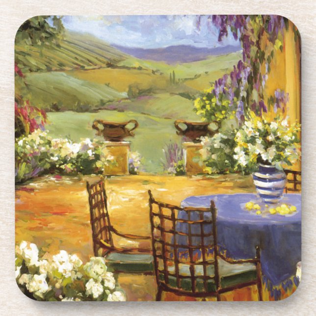 Posavasos Terraza del campo (Frente)