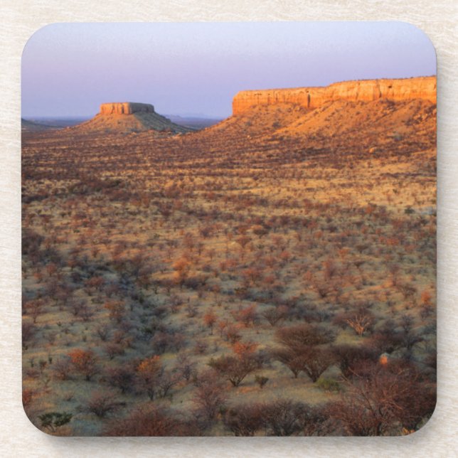 Posavasos Terrazas de Ugab, distrito de Khorixas, Namibia (Frente)