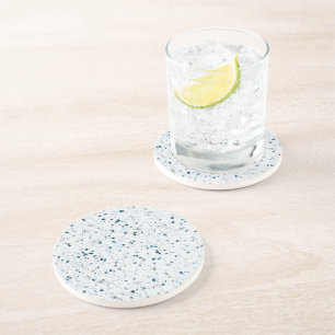 Posavasos Terrazzo Elegzo Verde azulado Verde Azul Retro Gri