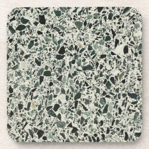 Posavasos Terrazzo verde moderno
