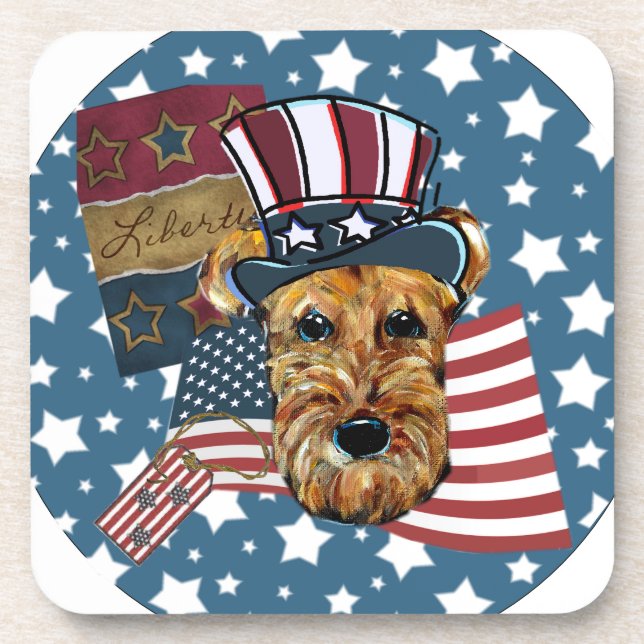 POSAVASOS TERRIER AIRDALÉS (Frente)