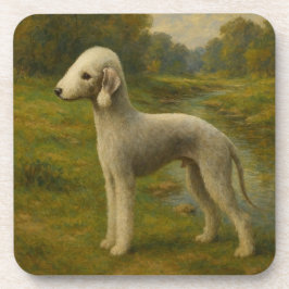 Posavasos Terrier de Bedlington