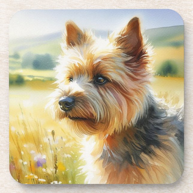 Posavasos Terrier de Norwich (Frente)