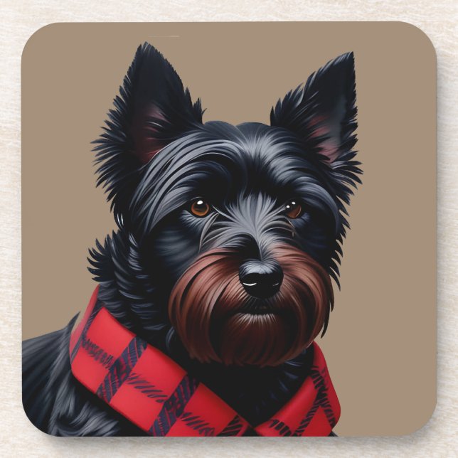 Posavasos Terrier Escocés (Frente)