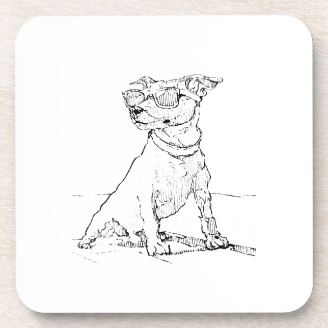 Posavasos Terrier Jack Russell (Frente)