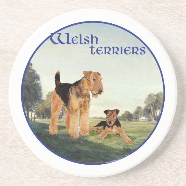 Posavasos Terriers galeses (Frente)