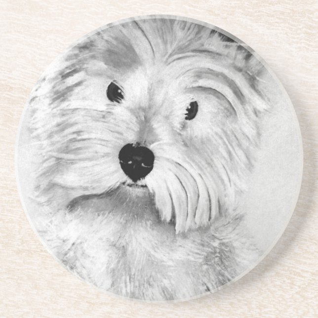 Posavasos Territorio Blanco de la región montañosa occidenta (Frente)