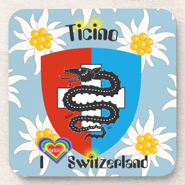 Posavasos Tessin - Ticino Suiza - Svizzera (Frente)